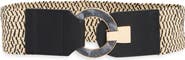 Vince Camuto Resin Buckle Stretch Woven Belt