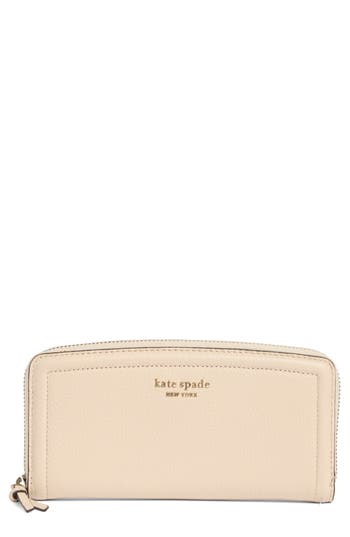 Kate Spade New York Slim Continental Wallet In Neutral