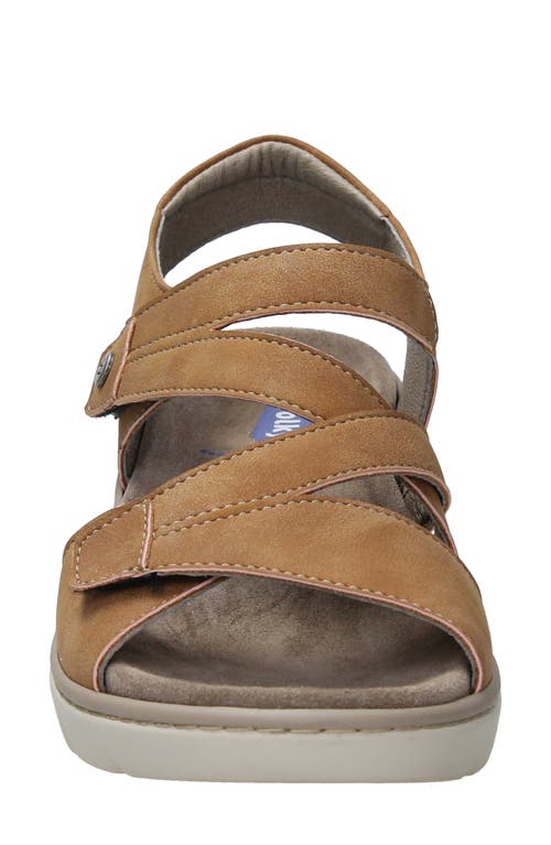 Wolky Ikaria Wedge Sandal In Tan Biocare