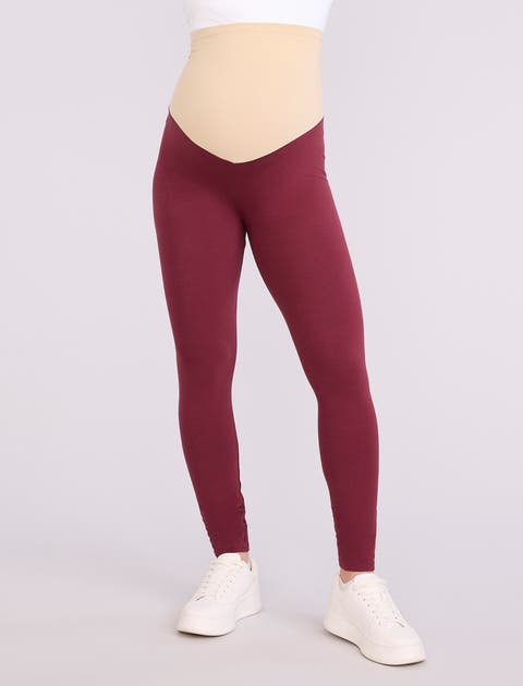 Essential Stretch Secret Fit Over the Belly Maternity Leggings