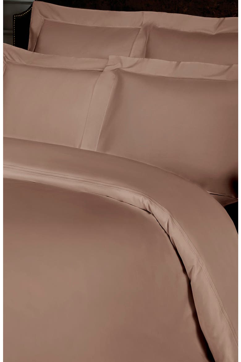 Rhapsody Duvet Cover, Alternate, color, Brown