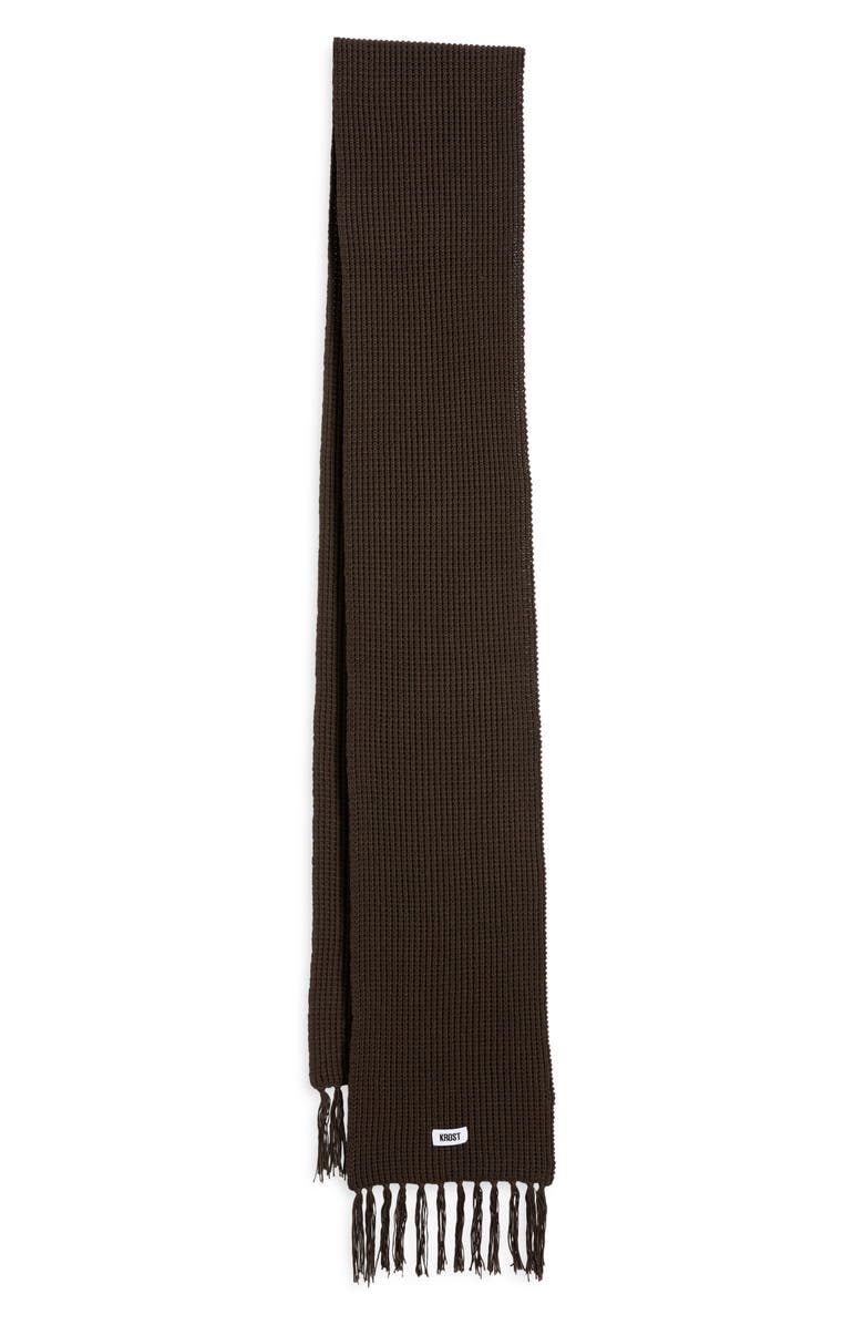 KROST Brioche Knit Scarf, Alternate, color, Demitasse