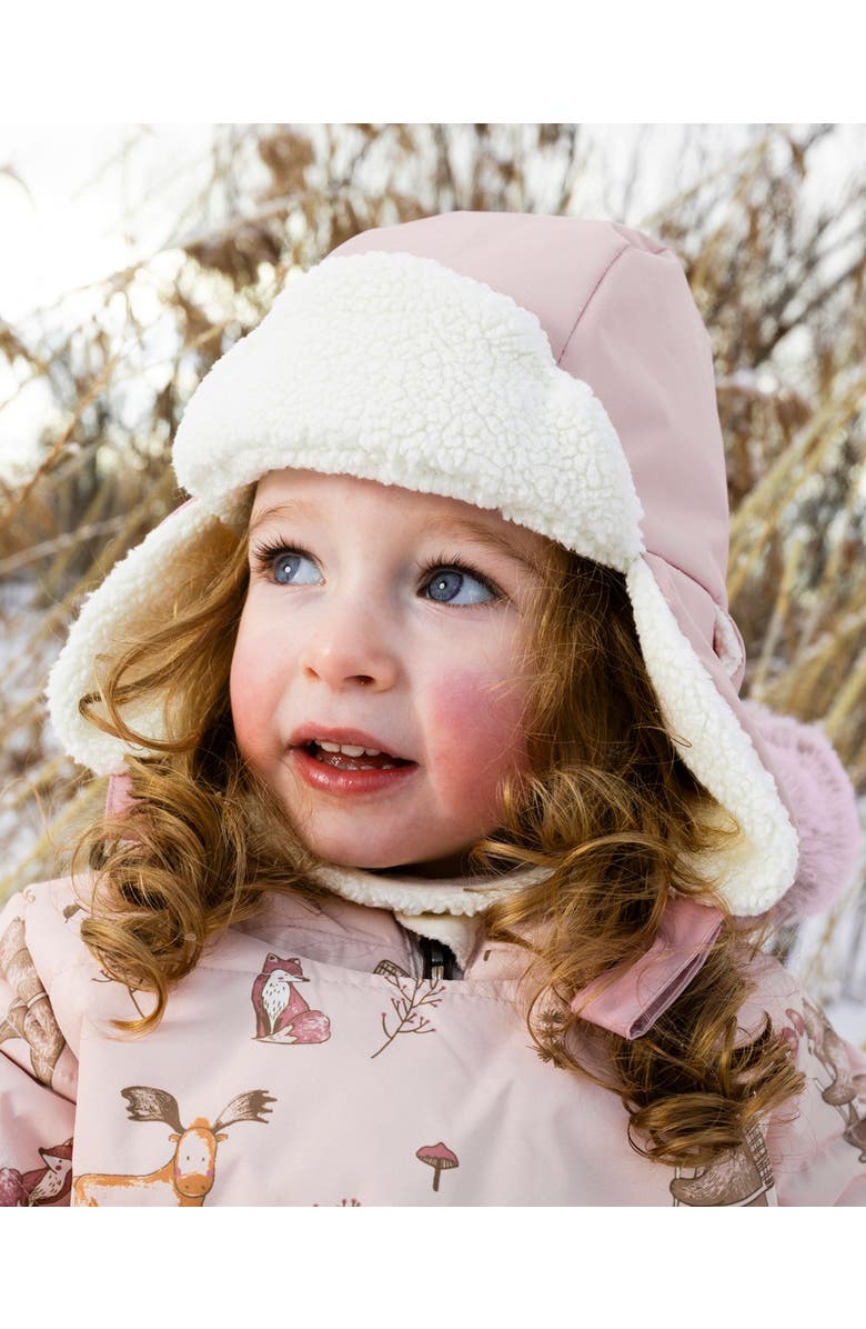 Deux par Deux Lined Chapka, Alternate, color, Dusty Pink