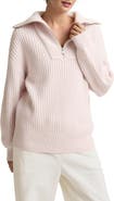 Beyond Yoga Rib Quarter Zip Sweater