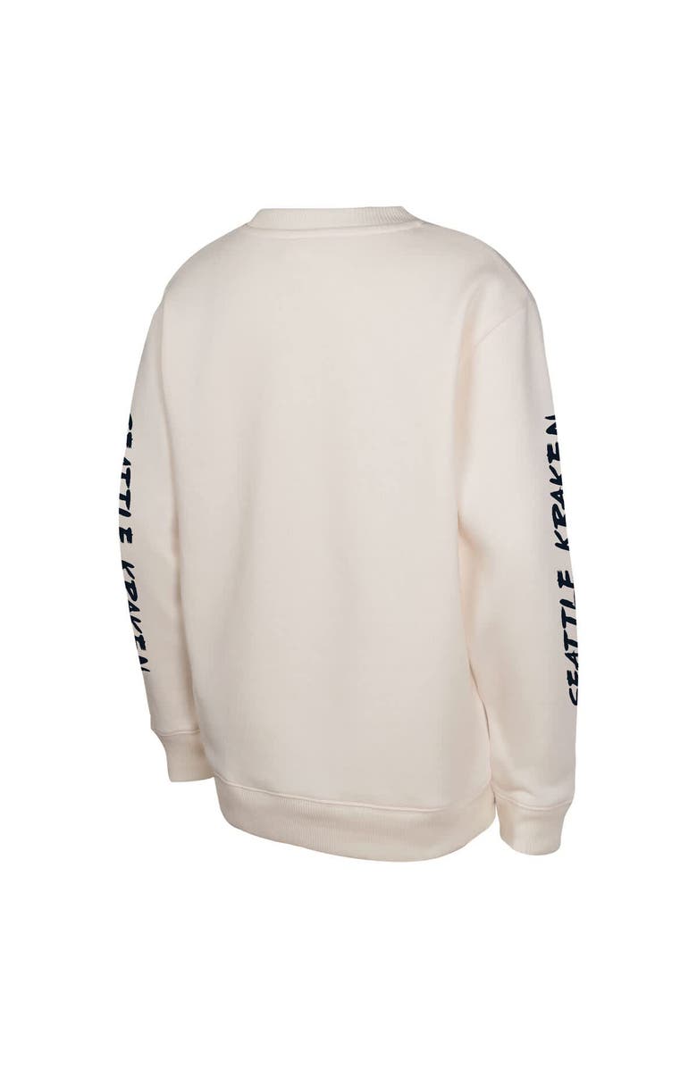Outerstuff Youth Cream Seattle Kraken Star Power Pullover Sweatshirt, Alternate, color, Cream