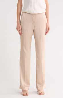 Theory Slim Fit Crushed Satin Pants