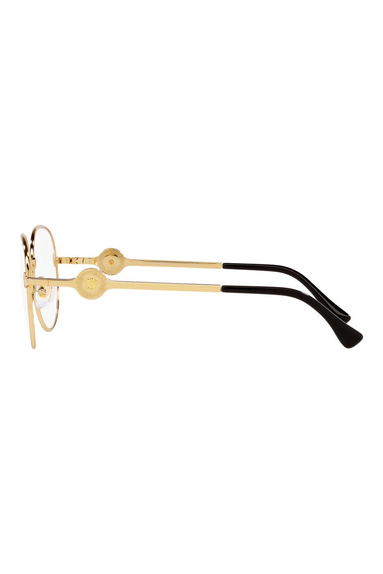 54mm Round Optical Glasses, Alternate, color, GOLD