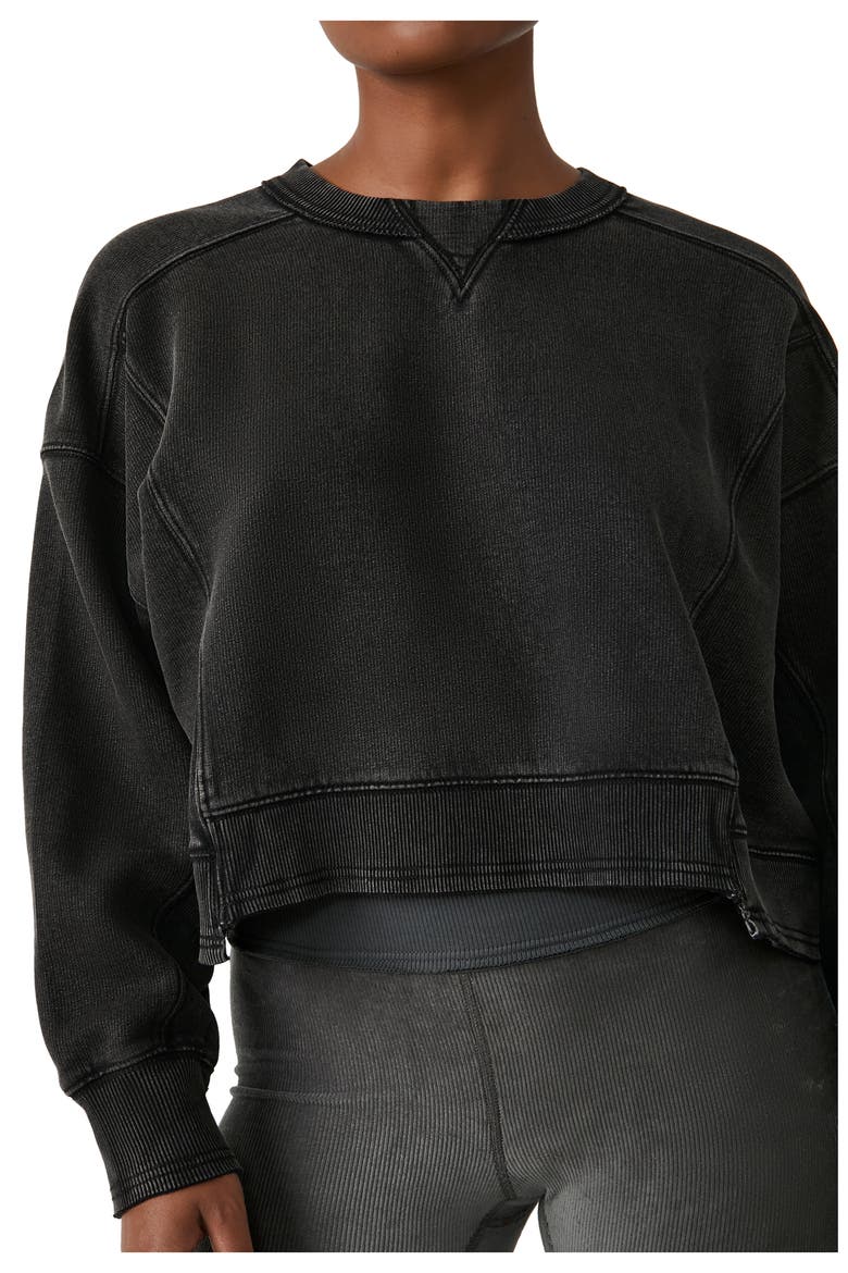 FP Movement Intercept Cotton Blend Sweatshirt, Alternate, color, BLACK