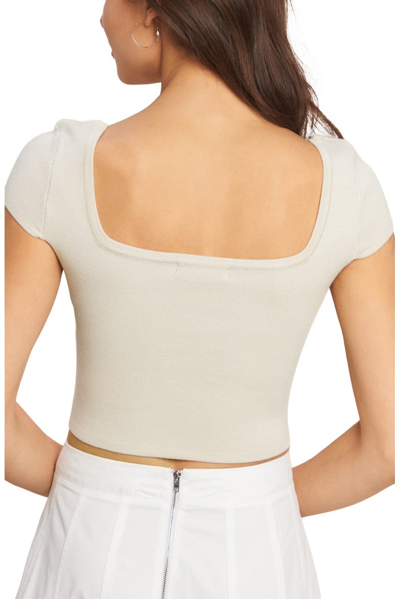 Square Neck Knit Crop Top, Alternate, color, OFF WHITE