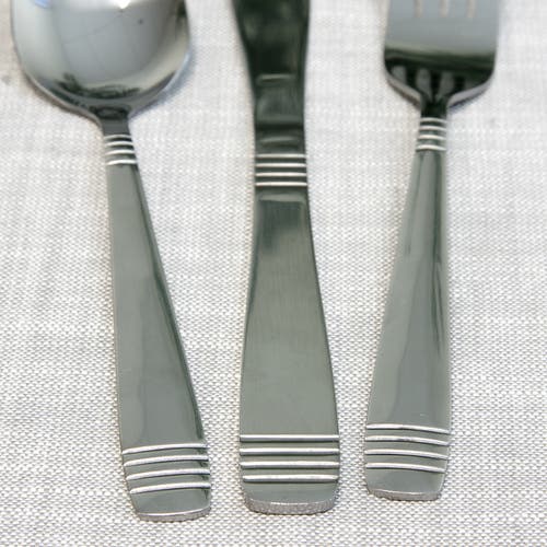 Gibson Home Palmore Plus 55 Piece Flatware Set In Silver