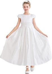 Tulleen Dalmira Puff Sleeve Formal Dress