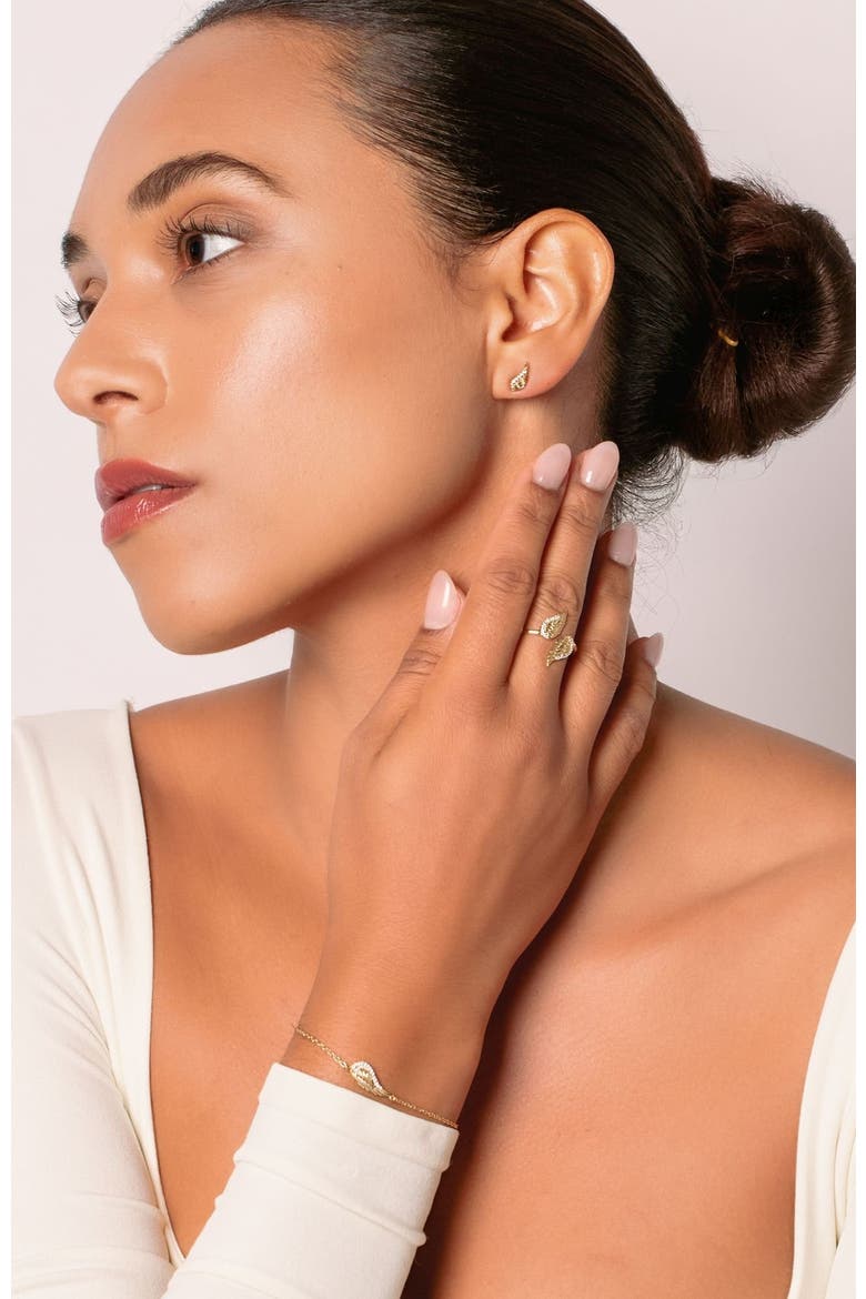 Divine Wings Ring, Alternate, color, 18k Gold Plated