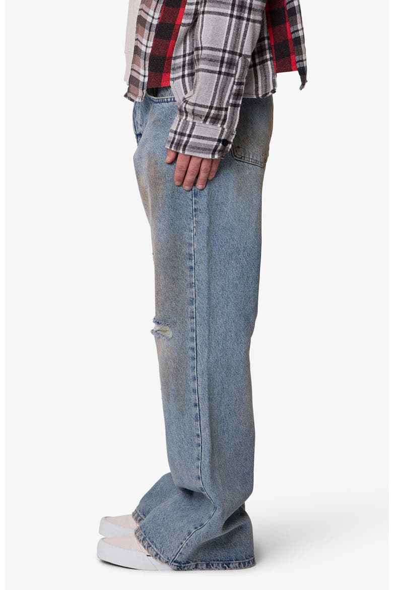 Ripped & Distressed Kick Flare Jeans, Alternate, color, WESTERN BLUE