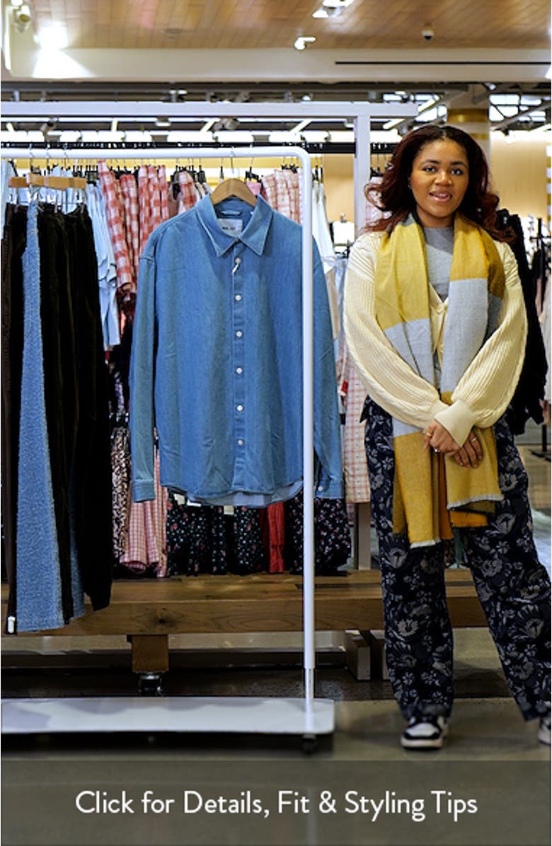 Casper 50033 Relaxed Fit Denim Button-Up Shirt, sales video thumbnail