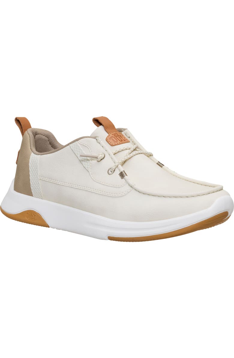 Hey Dude Wally Drift Classic Slip-On, Main, color, Silver Birch/ White