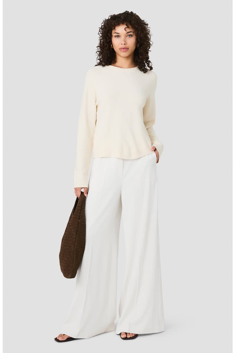 Babysoft Oversize Crewneck Sweater, Alternate, color, PORCELAIN CREAM