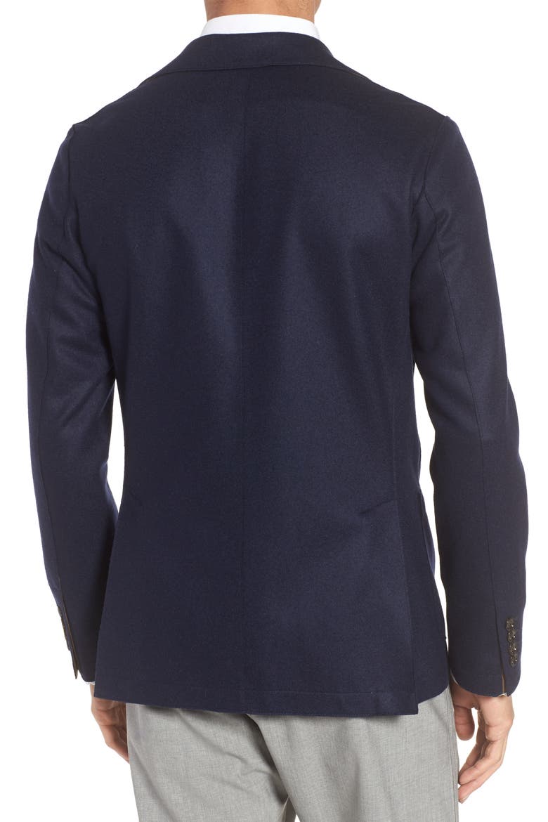 Slim Fit Wool Blend Sport Coat, Alternate, color, NAVY