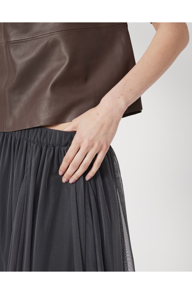Hush Millie Tulle Maxi Skirt, Alternate, color, Charcoal