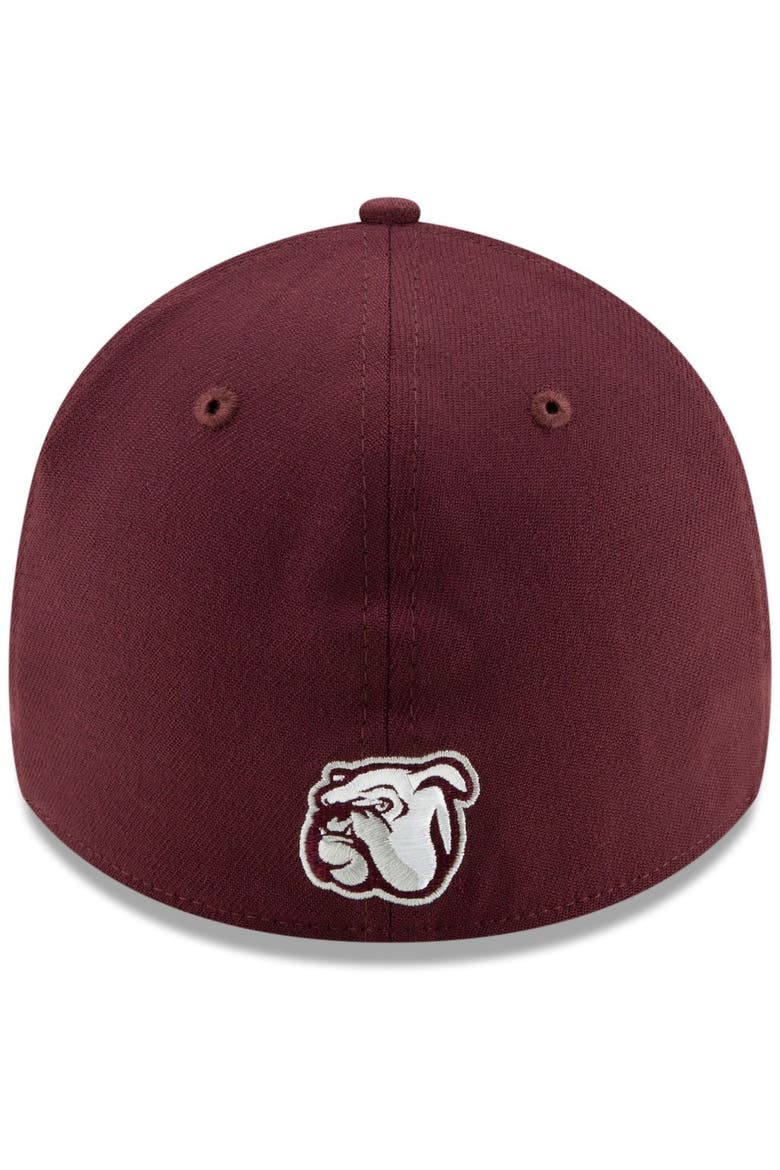 Men's New Era Maroon Mississippi State Bulldogs College Classic 39THIRTY Flex Hat, Alternate, color, Maroon