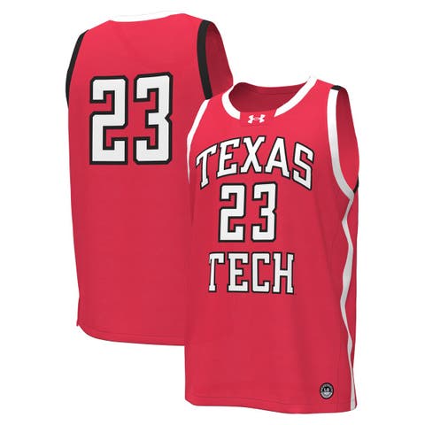 Men's Under Armour #23 Red Texas Tech Red Raiders Replica Basketball Jersey