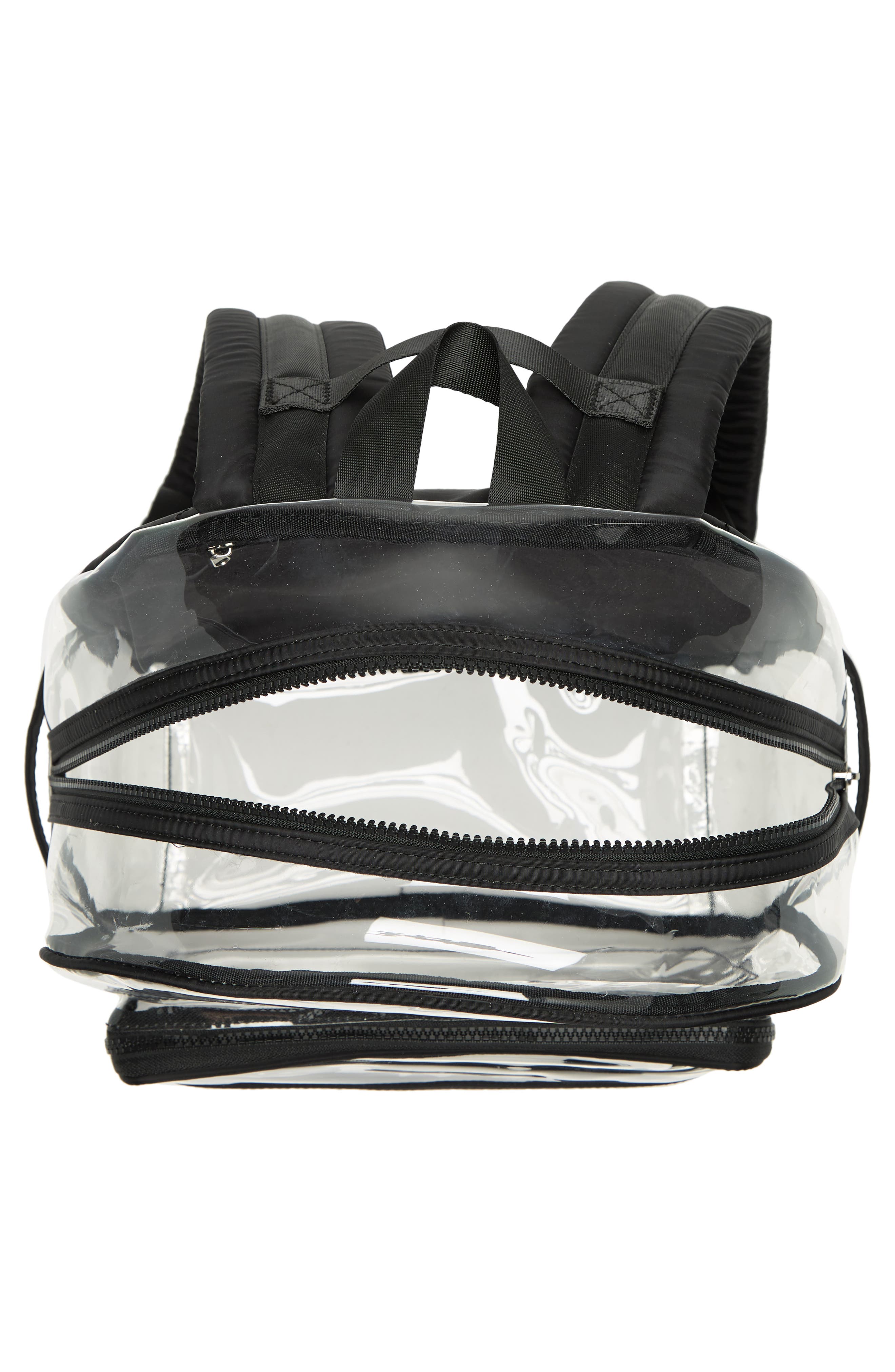 Madden Girl Clear Vinyl Backpack, Alternate, color, 