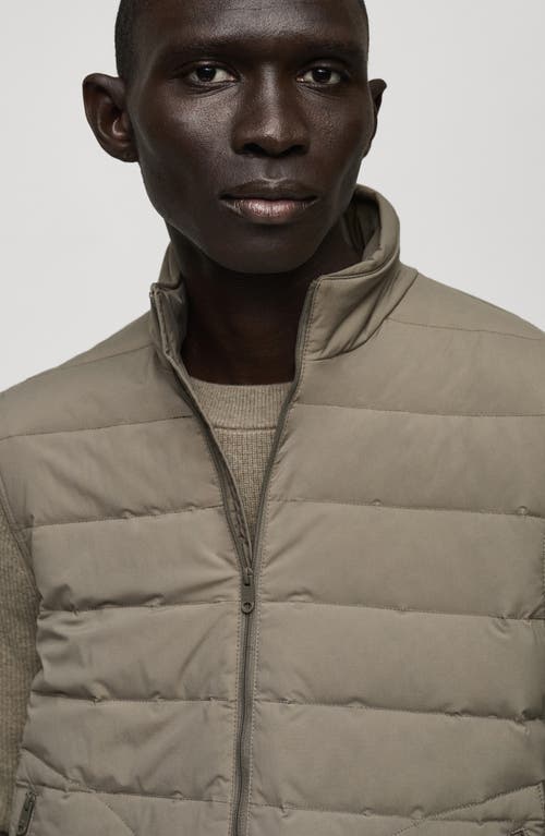 MANGO MANGO QUILTED DOWN VEST