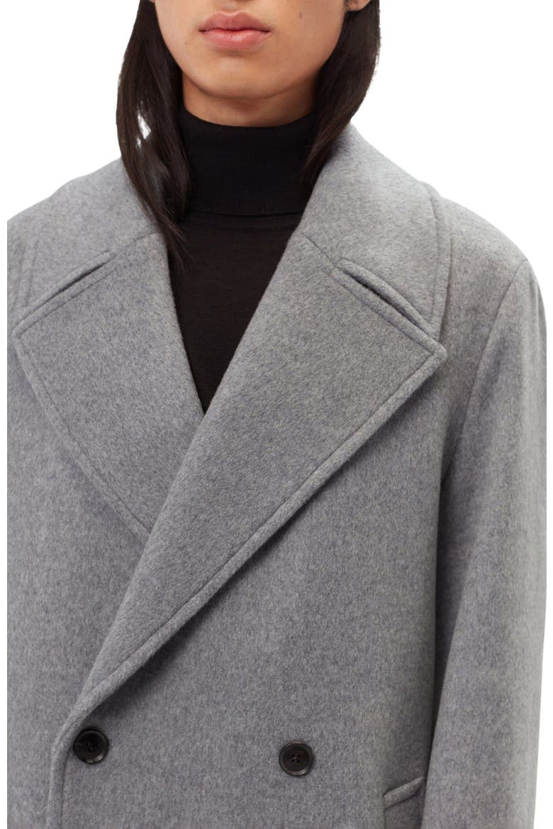 Double-Breasted Cashmere Coat for Men, Alternate, color, dim gray
