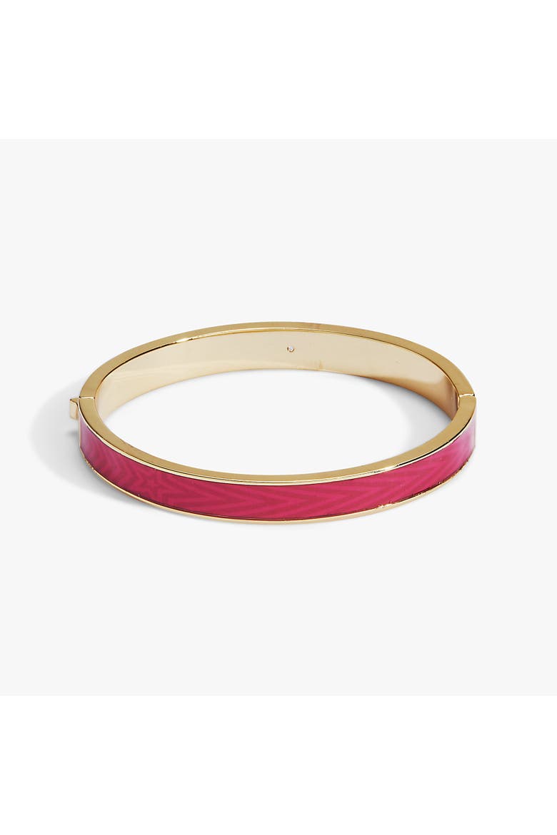 American Girl® Classic Printed Hinge Bangle, Alternate, color, Gold