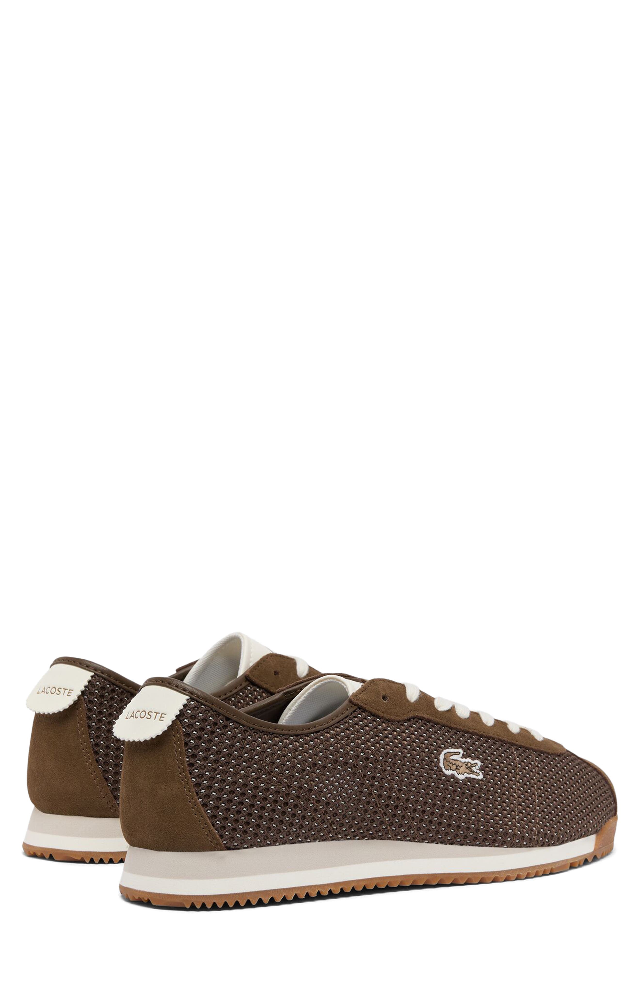 Club Low Sneaker, Alternate, color, BROWN/ OFF WHITE