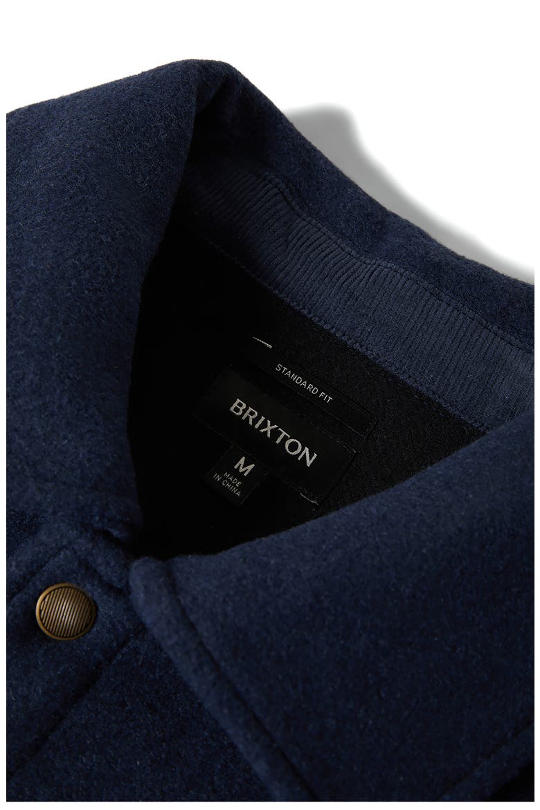 Shop Melton Snap-Up Chore Coat, Alternate, color, MOOD INDIGO