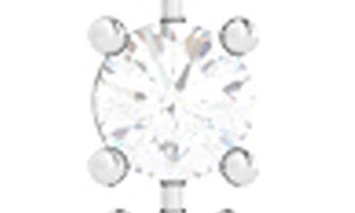 Hautecarat Lab Created Diamond Drop Earrings In 18k White Gold