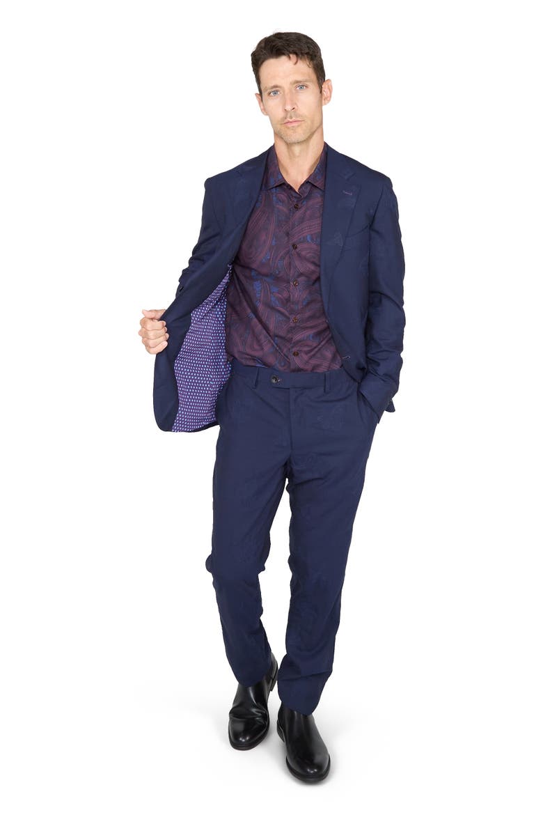 Jaques Wool Blazer, Alternate, color, Navy