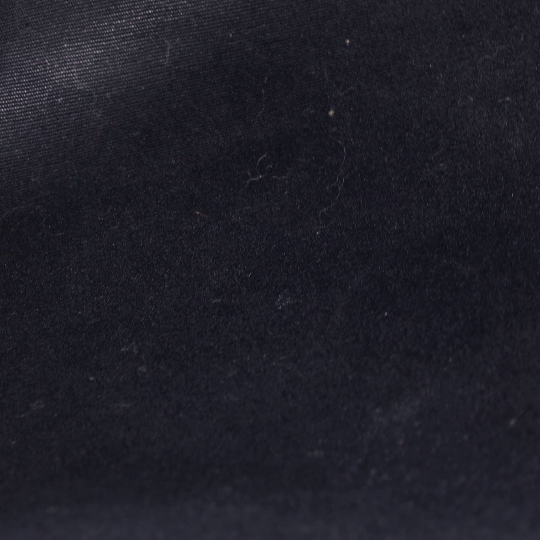 Pre-Owned Hermes Herbag Zip Leather and Toile 39, Alternate, color, Noir