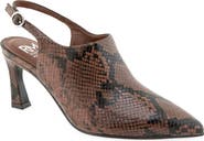 RM Rebecca Minkoff Kiara Faux Leather Pointed Toe Slingback Pump