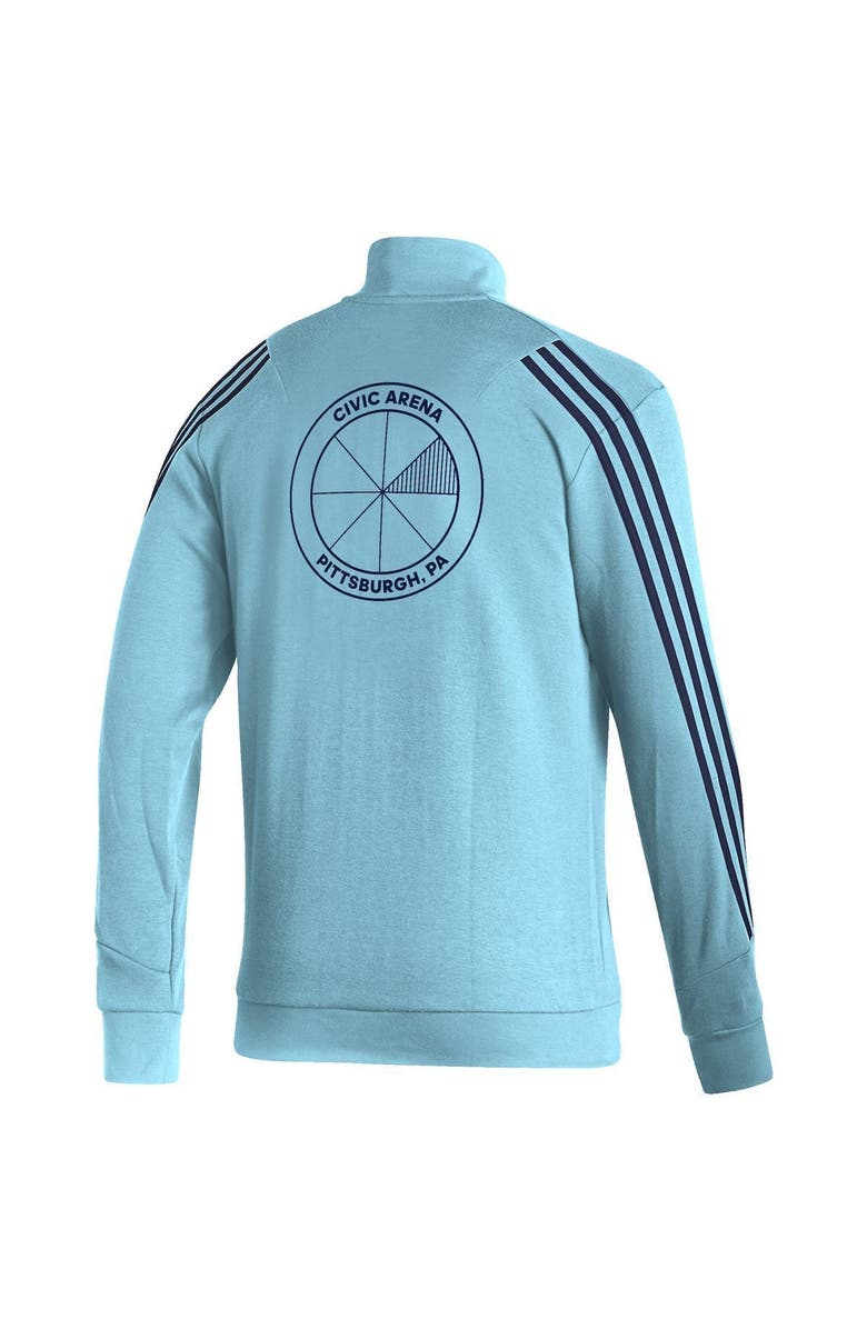 adidas Men's adidas Light Blue Pittsburgh Penguins Team Classics Full-Zip Track Jacket, Alternate, color,