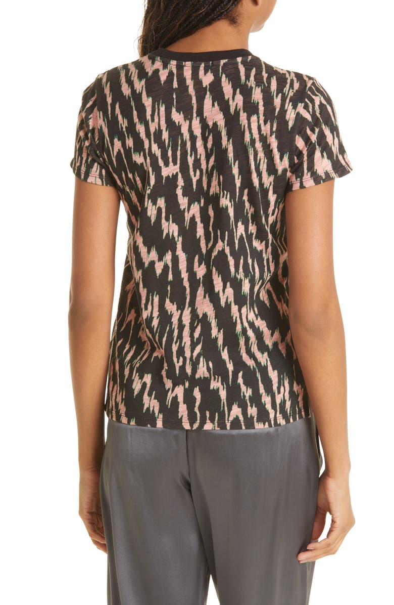 ATM Anthony Thomas Melillo Schoolboy Lightning Print Cotton Crewneck T-Shirt, Alternate, color, 