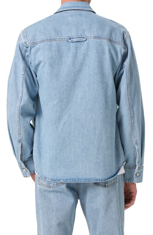 Agolde Rafe Long Sleeve Denim Shirt In Bristol (md Vint Ind)