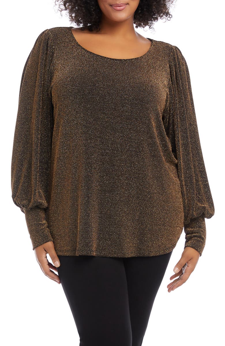 Karen Kane Blouson Sleeve Top, Main, color,