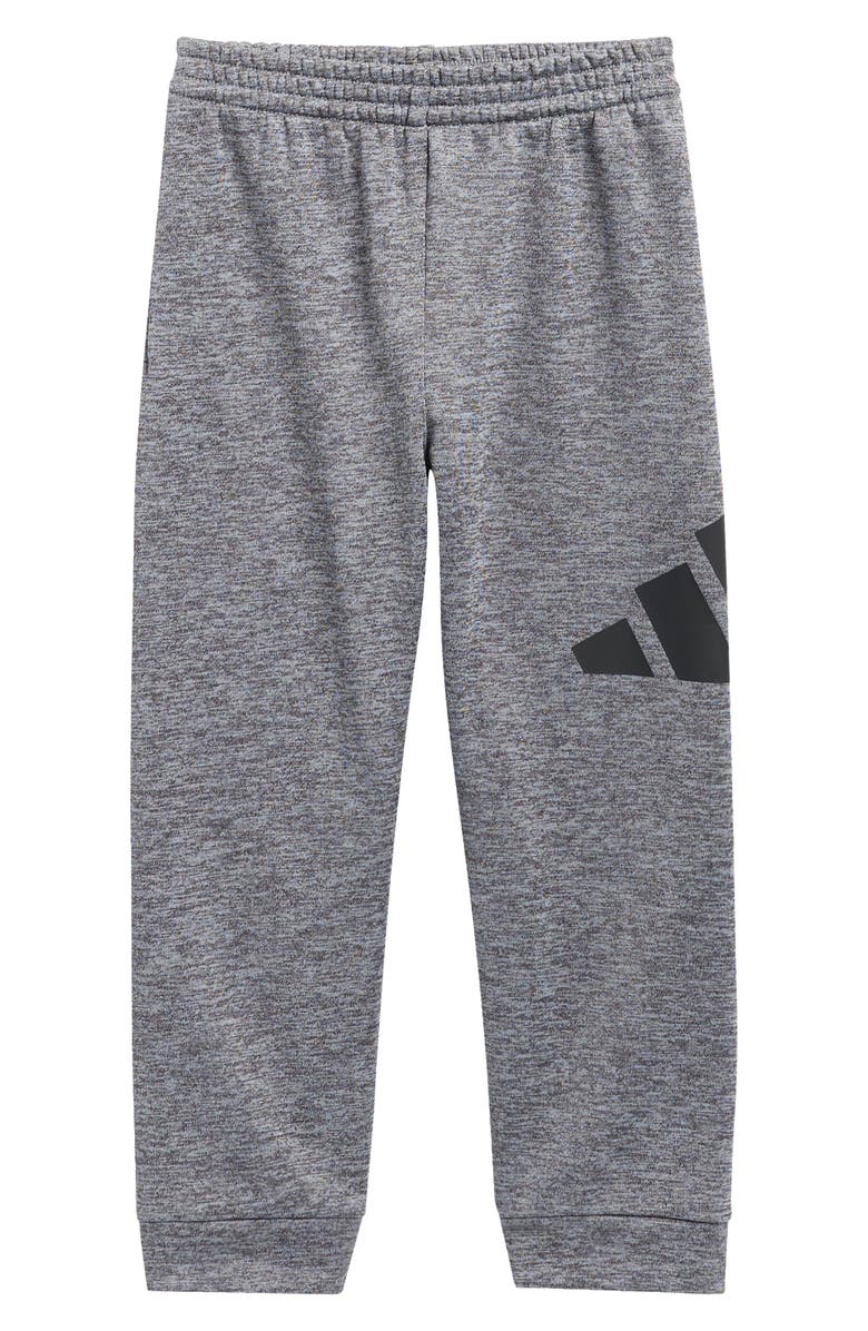 adidas Kids' Chi Marled Joggers, Main, color, Charcoal Grey Heather