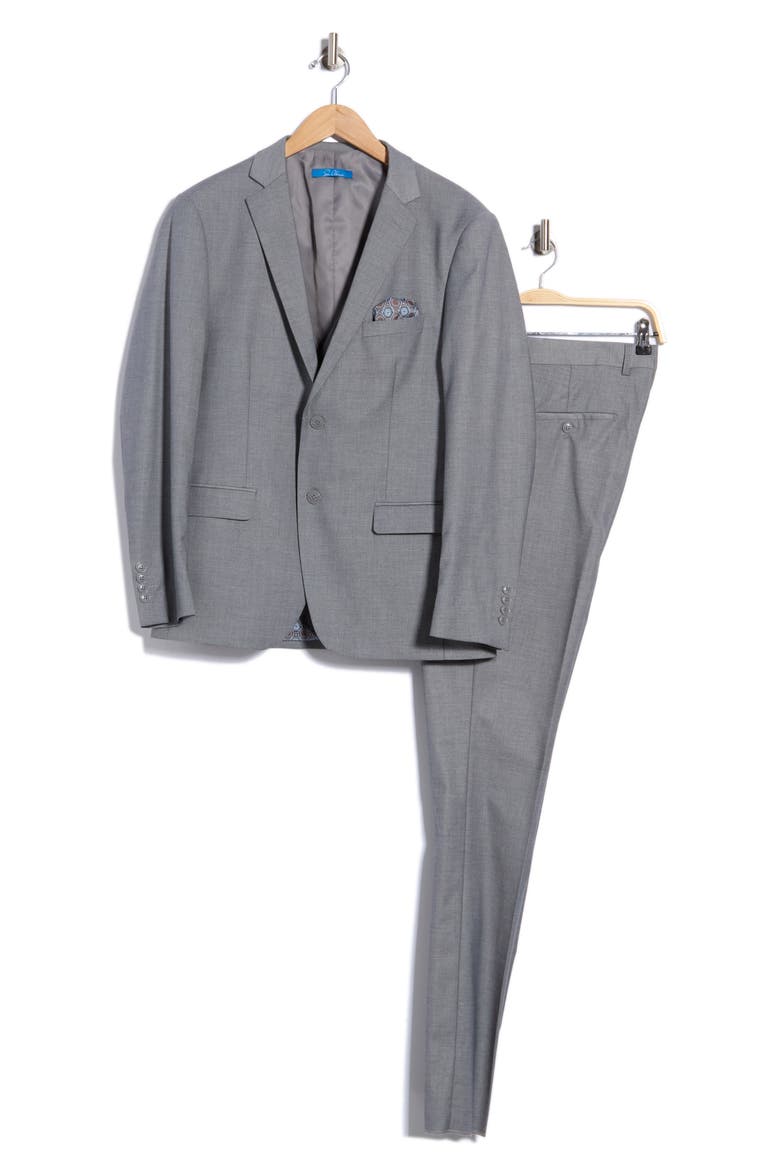 Two-Button Suit, Main, color, MEDIUM GRAY