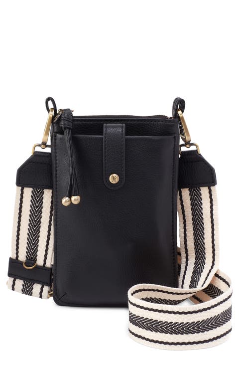 Cass Leather Phone Crossbody Bag