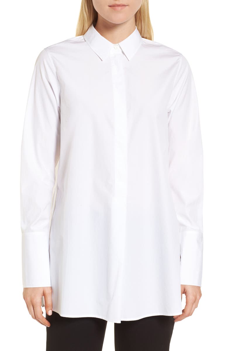 Nordstrom Signature Popover Poplin Shirt, Main, color,