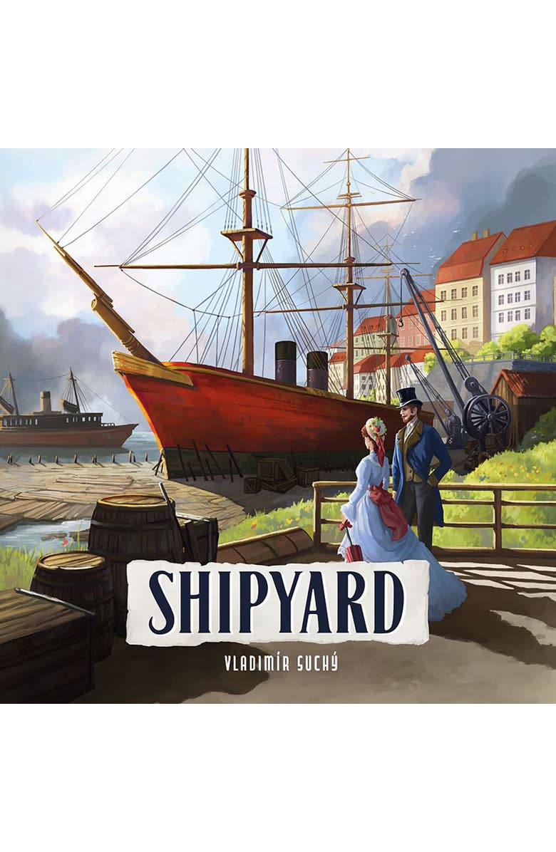 Rio Grande Games Shipyard 2nd Edition - Strategy Board Game, 19th Century Shipbuilding, Economic & Worker Placement, Age 14+, 1-4 Players, 90-120 Min, Alternate, color, Multicolored