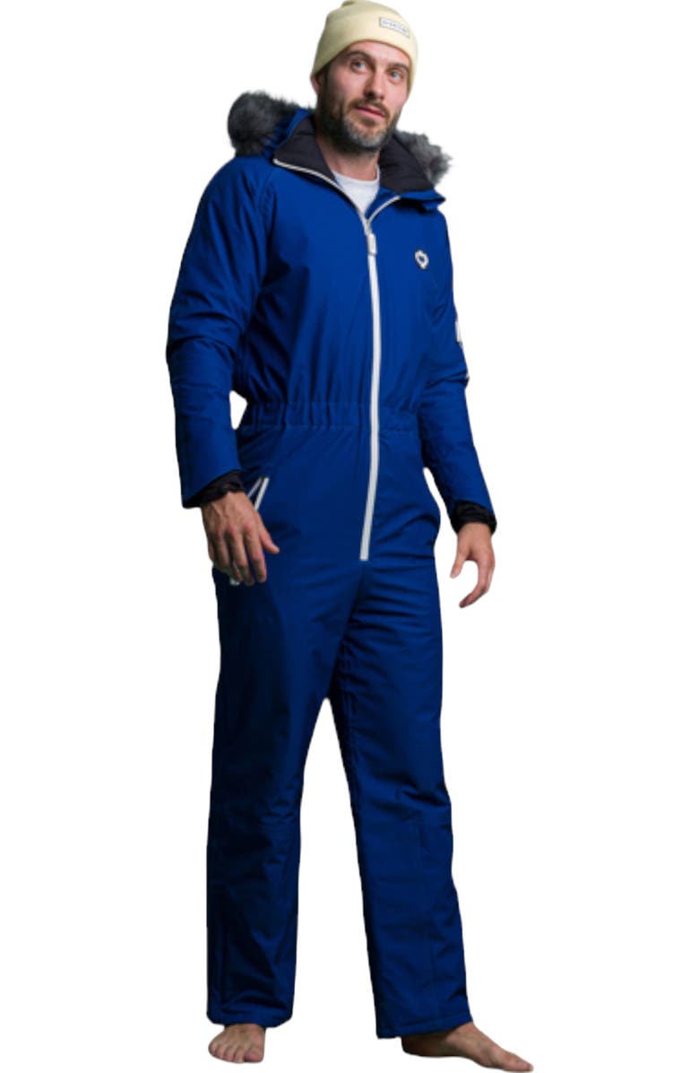 Roarsome Frosty Mens Ski Suit, Main, color, Blue