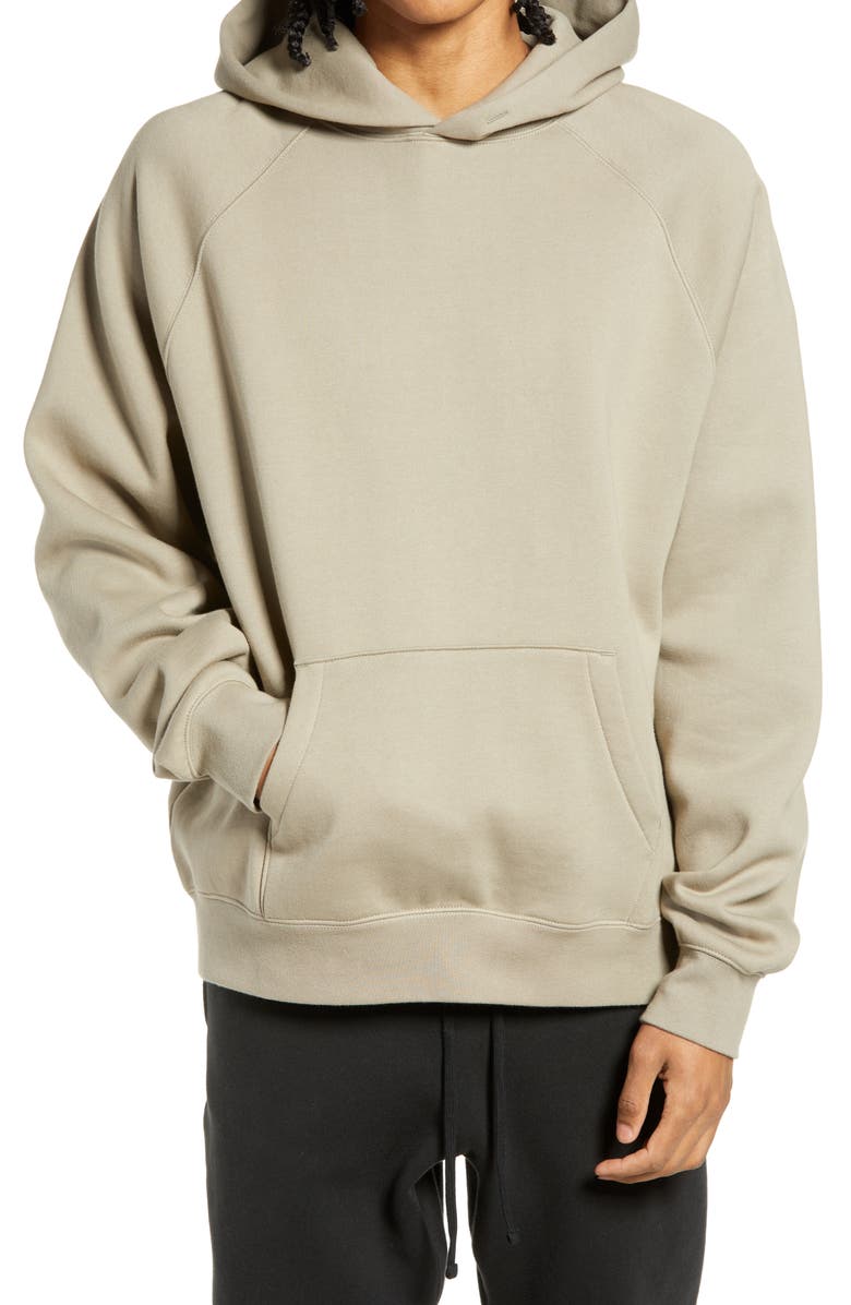 PacSun Fear of God Essentials Unisex Fleece Logo Hoodie, Main, color, 