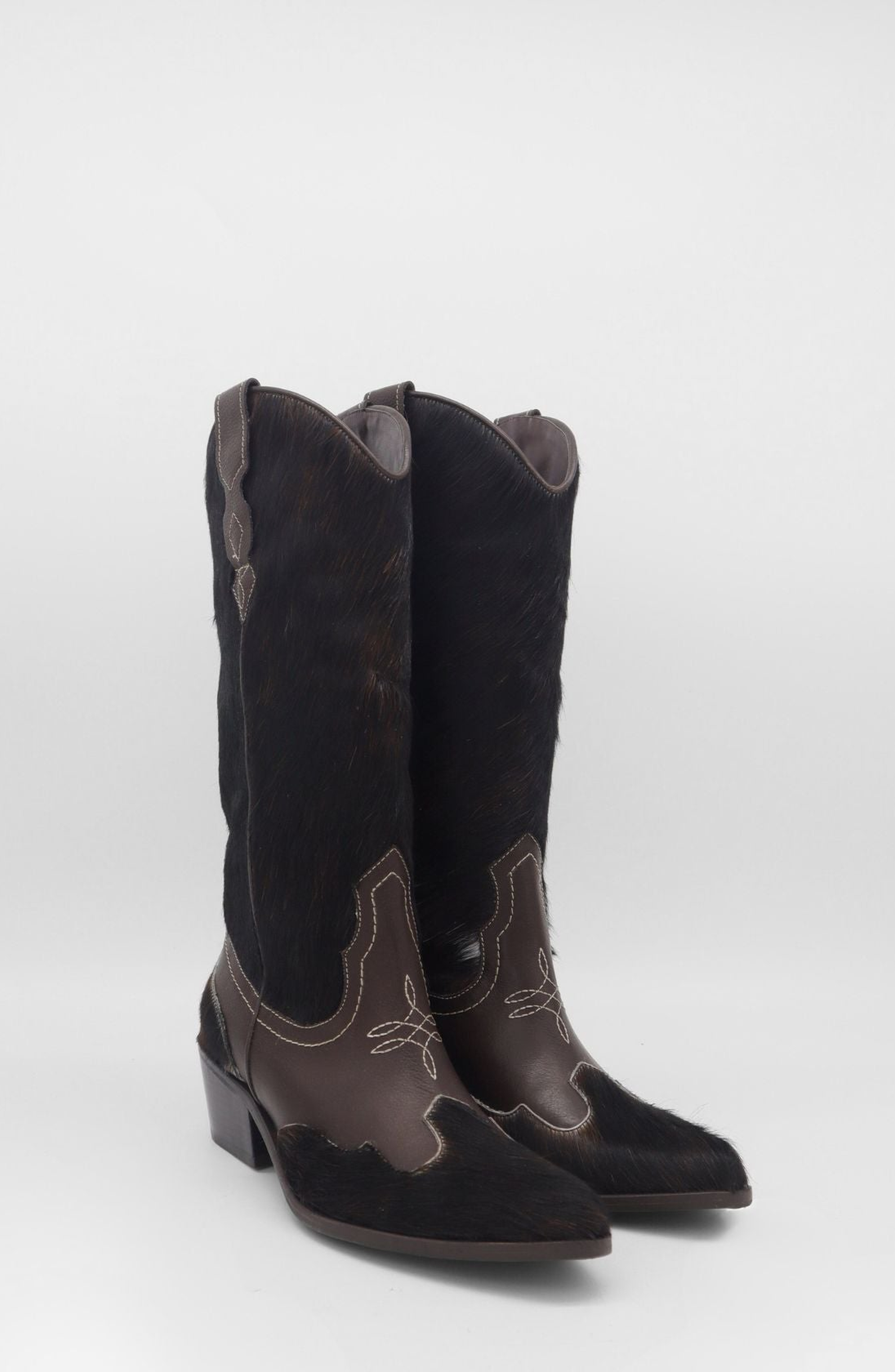Leggenda Western Cowboy Boots, Alternate, color, Brown Cowhide