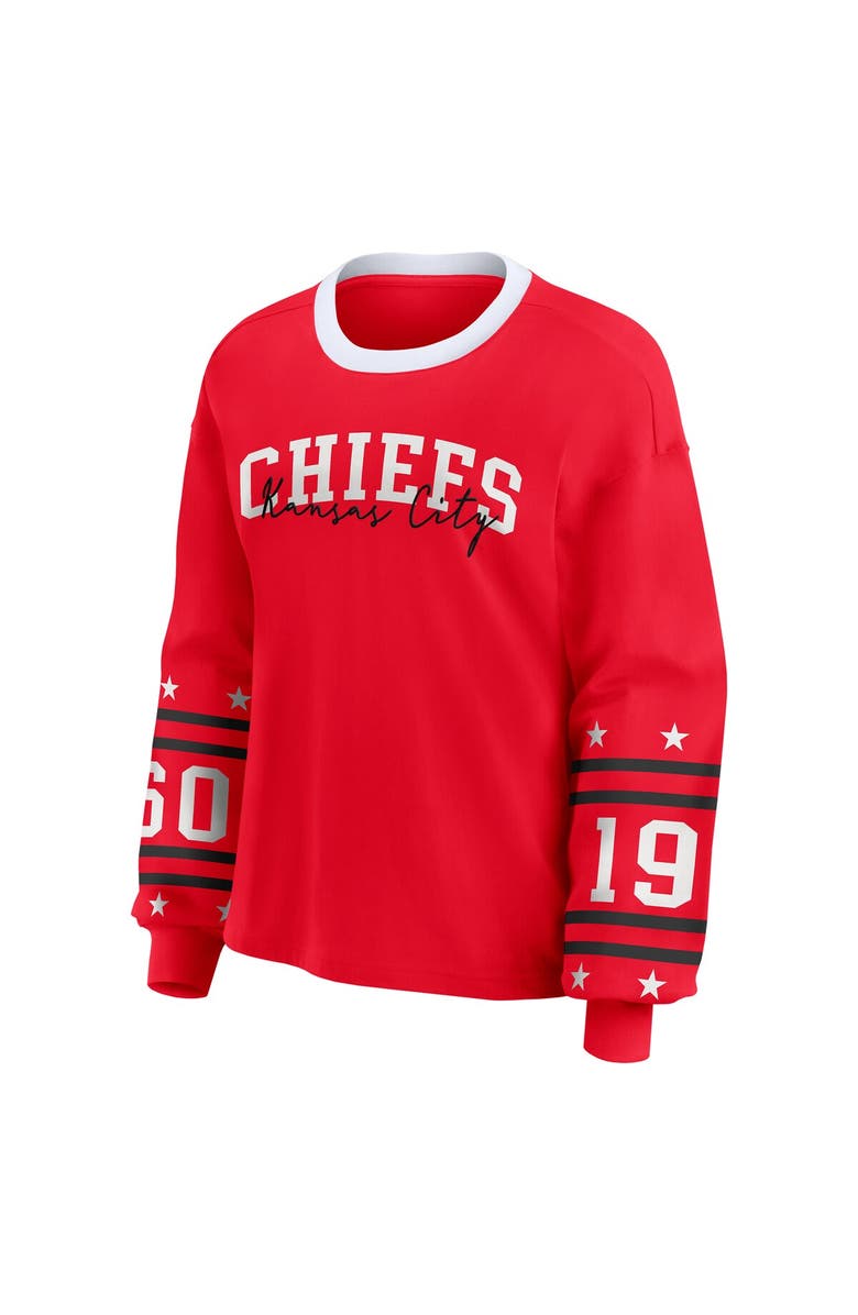 WEAR by Erin Andrews Women's WEAR by Erin Andrews Red Kansas City Chiefs Sport Long-Sleeve T-Shirt, Alternate, color, Red