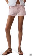 MANGO TEEN Low Rise Stud Denim Shorts