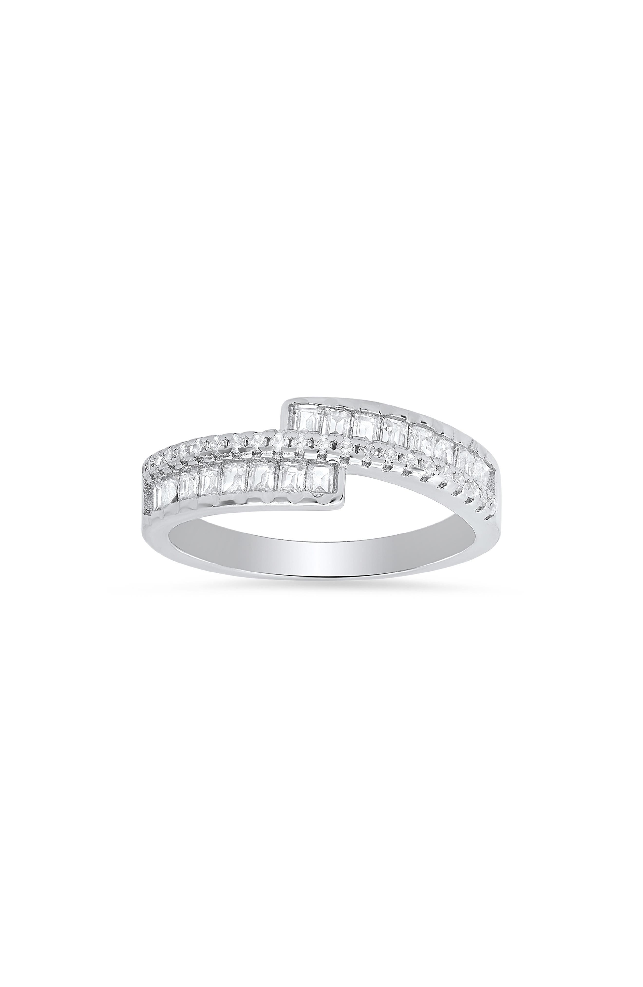 Queen Jewels Sterling Silver Cubic Zirconia Ring