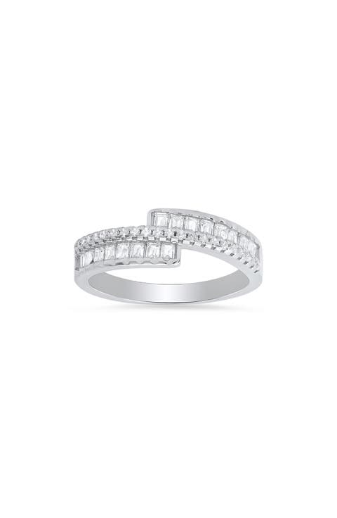 Sterling Silver Cubic Zirconia Ring